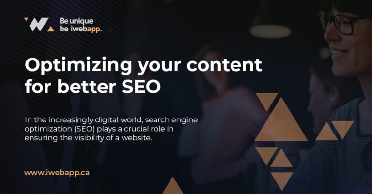 15 Essential Steps to Optimize Content for SEO | iWEBAPP Canada 1 Optimizing your content for better SEO.