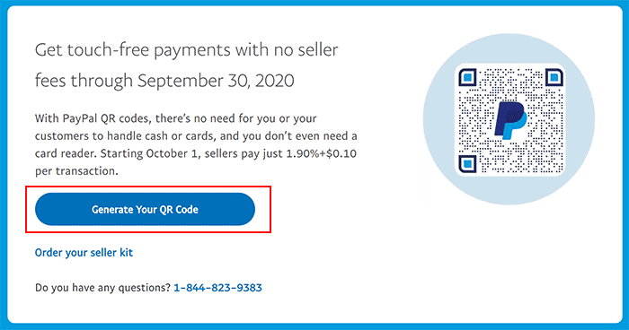 Generate PayPal QR Code