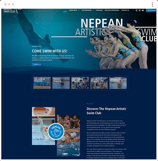 NASC Non-Profit Web Design transformation case study by iWEBAPP Agency